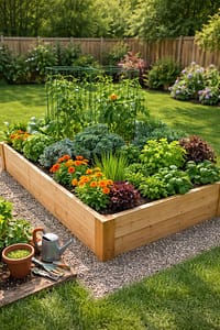 raised garden bed