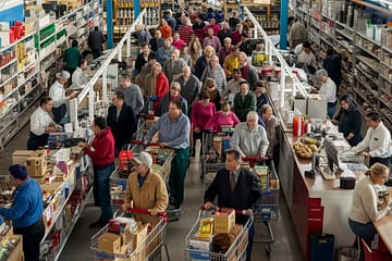 Shopping at Costco Business Center